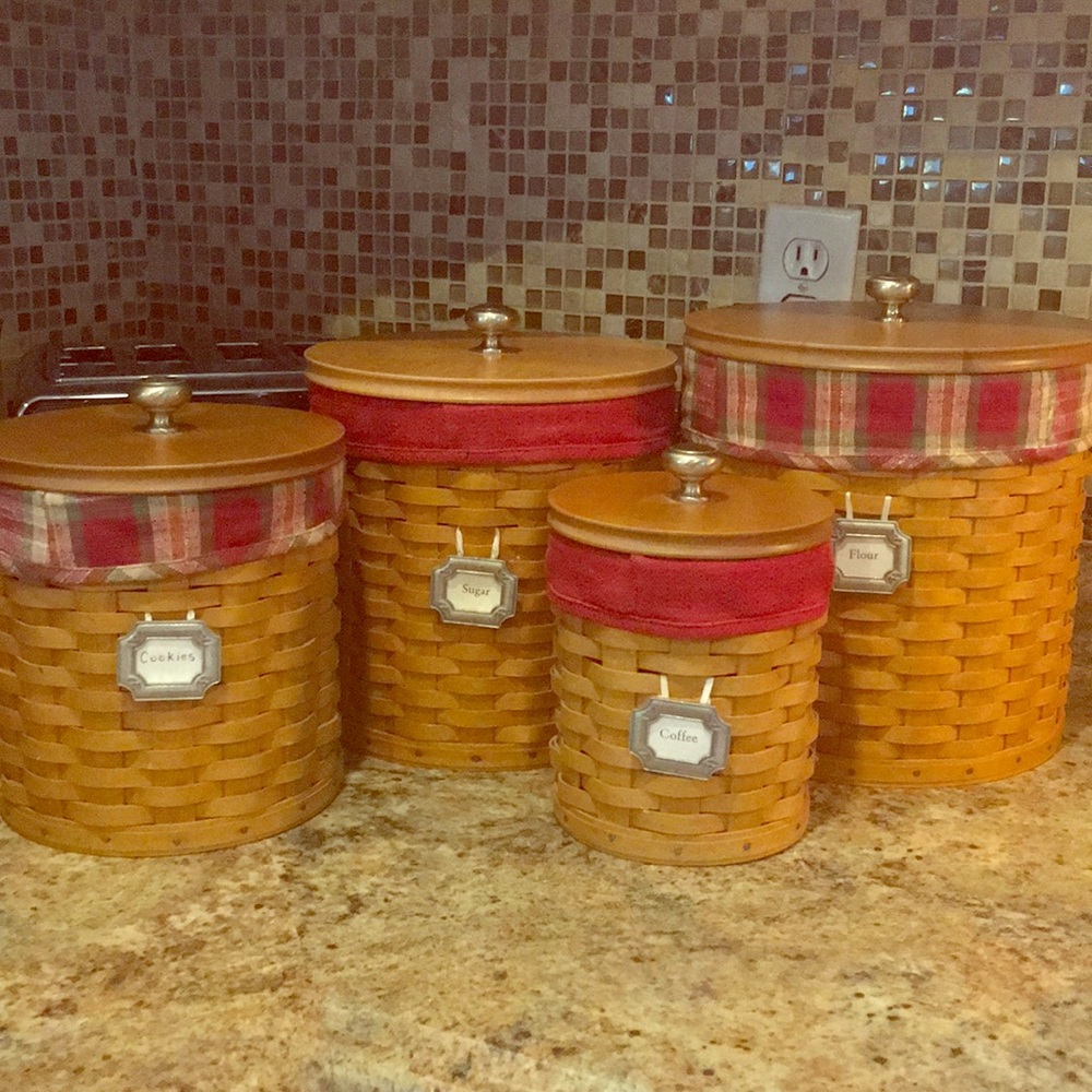 Longaberger canister set